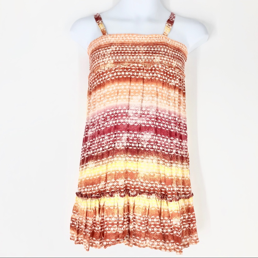 Mudd Girls Size 5 Yellow & Orange Sun Dress